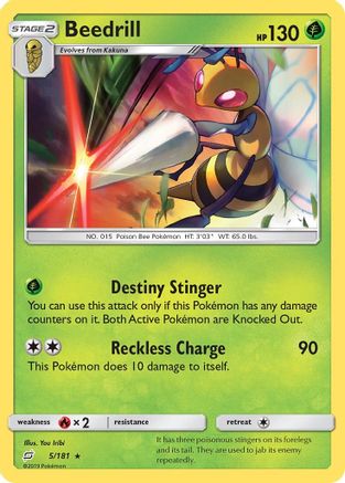 Beedrill 005/181 - Rare