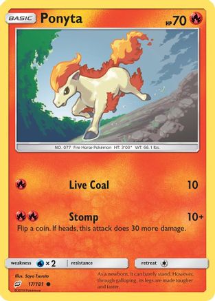 Ponyta 017/181/181 - Common