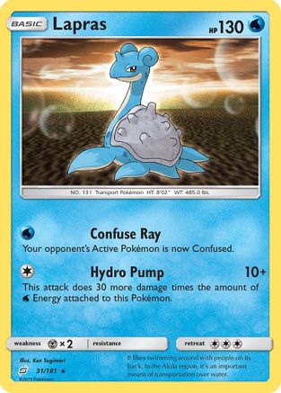 Lapras 031/181/181 - Rare