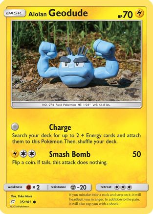 Alolan Geodude (35) 035/181/181 - Common