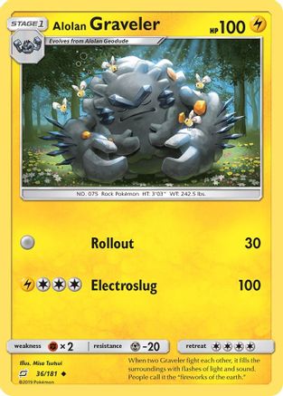 Alolan Graveler 036/181/181 - Uncommon