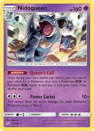 Nidoqueen 056/181/181 - Rare