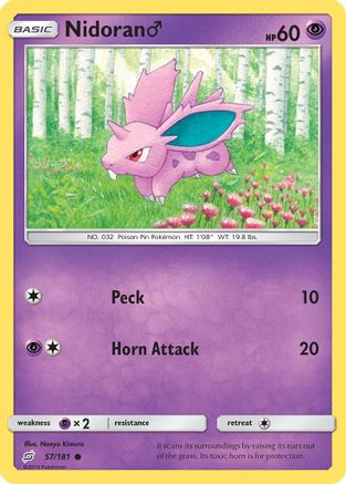 Nidoran M 057/181/181 - Common