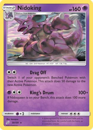 Nidoking 059/181/181 - Rare