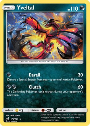 Yveltal 095/181/181 - Holo Rare - Holofoil