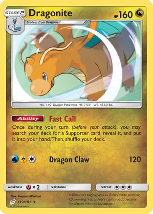 Dragonite 119/181/181 - Holo Rare - Holofoil