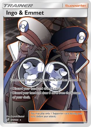 Ingo & Emmet (Full Art) 176/181 - Ultra Rare - Holofoil