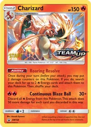 Charizard SM158 - Promo - Holofoil