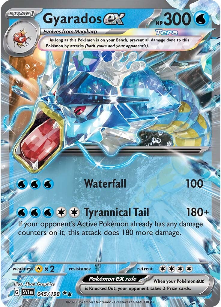 Gyarados ex 045/198 - Double Rare - Holofoil