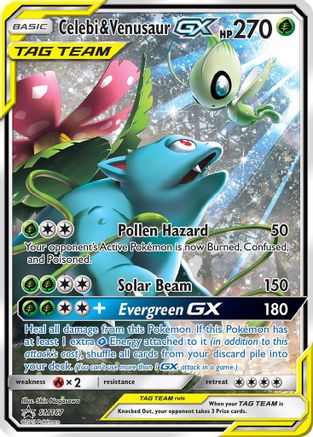 Celebi & Venusaur GX SM167/248 - Promo - Holofoil