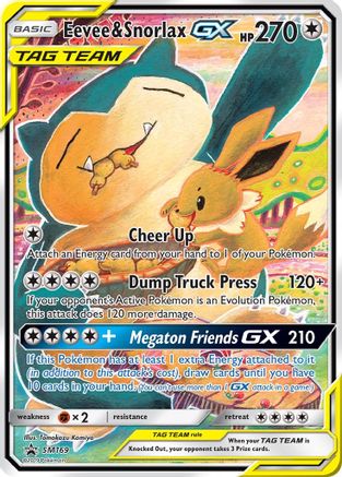 Eevee & Snorlax GX SM169/248 - Promo - Holofoil