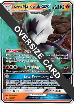 Alolan Marowak GX SM187 - Promo - Holofoil