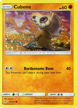 Cubone 057/131 - Promo - Holofoil
