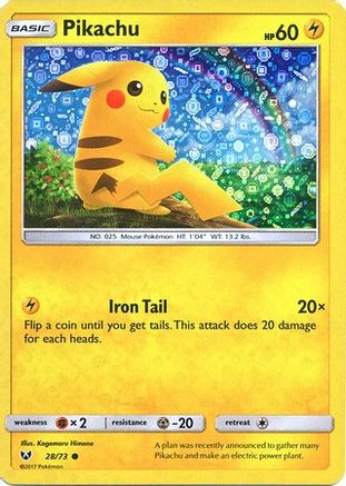 Pikachu 028/73 - Promo - Holofoil
