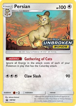 Persian SM182/248 - Promo - Holofoil