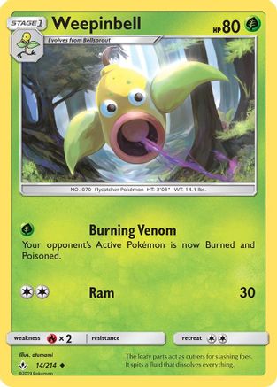 Weepinbell 014/214/214 - Uncommon