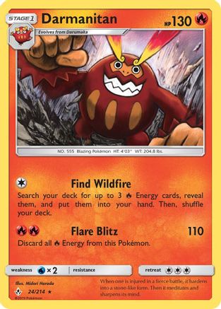 Darmanitan 024/214/214 - Rare