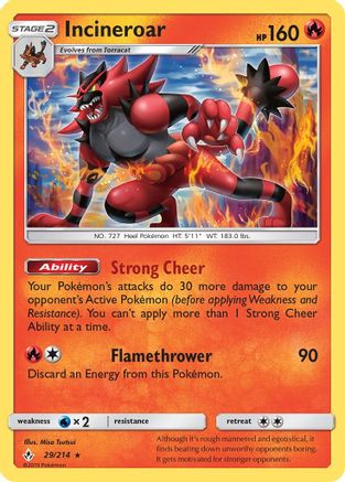 Incineroar 029/214/214 - Rare