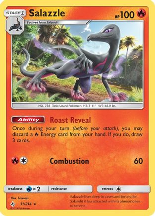 Salazzle 031/214/214 - Rare