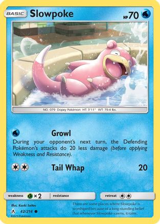 Slowpoke 042/214/214 - Common