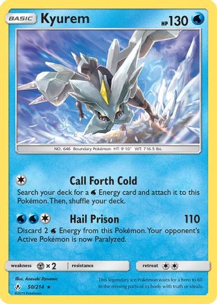 Kyurem 050/214/214 - Holo Rare - Holofoil