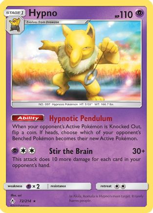 Hypno 072/214 - Rare