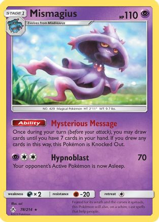 Mismagius 078/214/214 - Rare