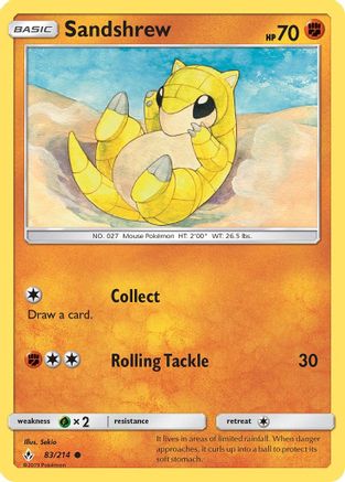 Sandshrew 083/214/214 - Common