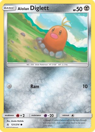 Alolan Diglett 121/214 - Common