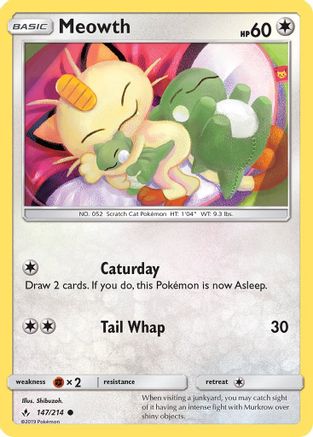 Meowth 147/214/214 - Common