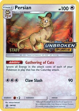Persian SM182 - Promo - Holofoil