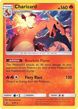 Charizard 003/70 - Rare