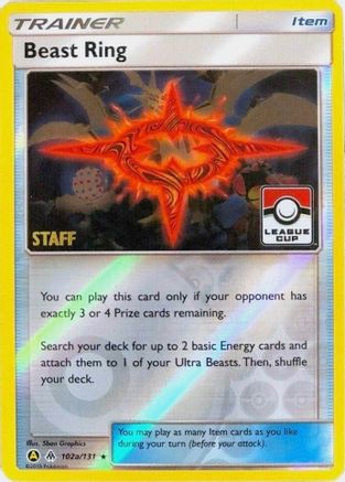 Beast Ring 102a/131 - Promo - Reverse Holofoil