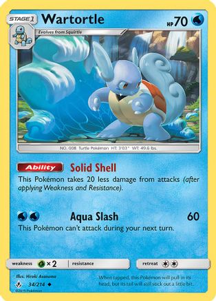 Wartortle 034/214 - Promo - Holofoil
