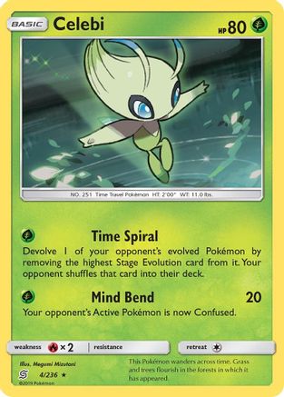 Celebi 004/236/236 - Holo Rare - Holofoil