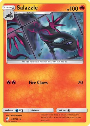 Salazzle (34) 034/236 - Rare