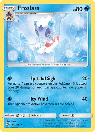 Froslass 038/236/236 - Holo Rare - Holofoil