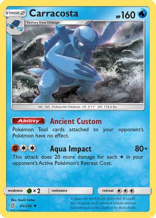 Carracosta 045/236/236 - Uncommon