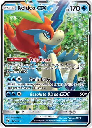 Keldeo GX 047/236/236 - Ultra Rare - Holofoil