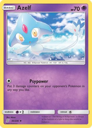 Azelf 085/236/236 - Uncommon