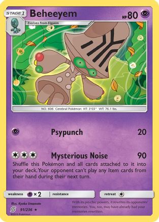 Beheeyem 091/236 - Rare