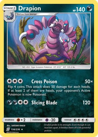 Drapion 134/236 - Rare