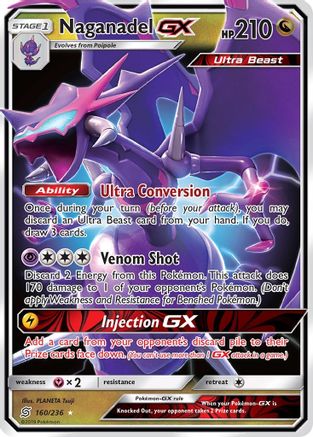 Naganadel GX 160/236/236 - Ultra Rare - Holofoil