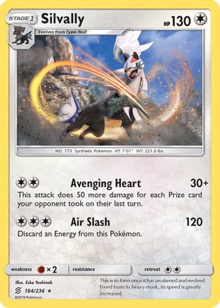 Silvally 184/236/236 - Holo Rare - Holofoil