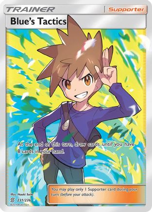 Blue's Tactics (Full Art) 231/236 - Ultra Rare - Holofoil