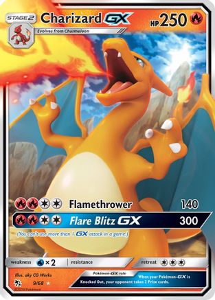 Charizard GX 009/68/68 - Ultra Rare - Holofoil