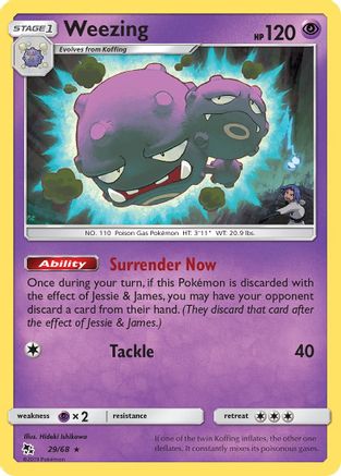 Weezing 029/68/68 - Rare