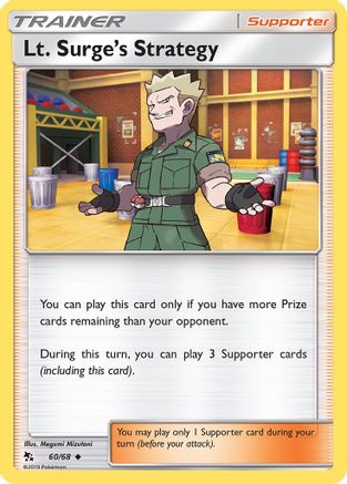 Lt. Surge's Strategy 060/68/68 - Uncommon