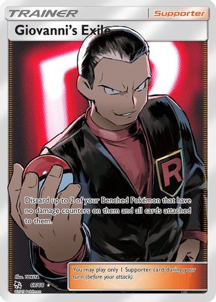 Giovanni's Exile (Full Art) 067/68/68 - Ultra Rare - Holofoil