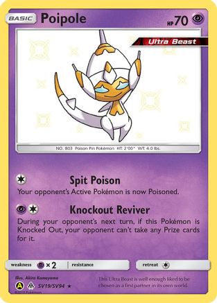 Poipole SV19/SV94/94 - Shiny Holo Rare - Holofoil